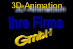 Animiertes 3-D Firmenlogo